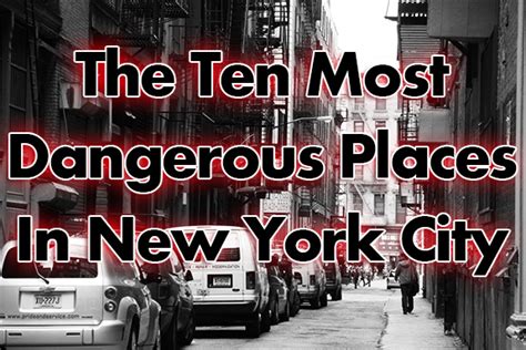 most dangerous places in nyc.